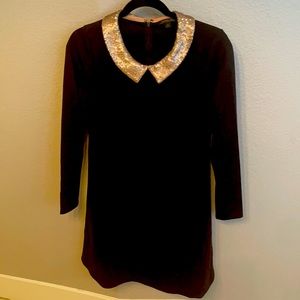 EUC Rachel Zoe Peter Pan collar maternity dress